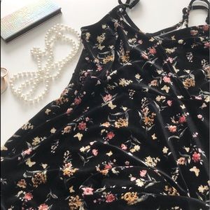 Wild Fable Velour Floral Maxi Dress